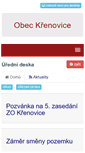 Mobile Screenshot of obeckrenovice.cz